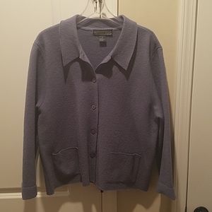 Herman Geist wool lavender Blazer jacket